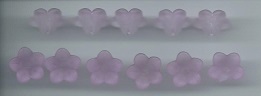 FB 10-11 Flower Bead, 11x7 Lavendar